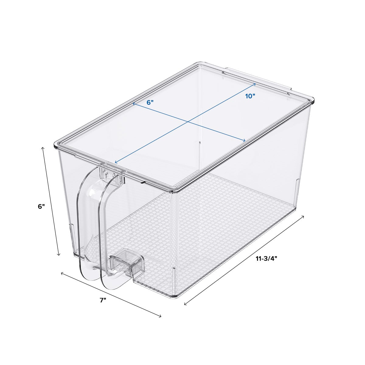 Storage Bin with Handle Lid — alt view