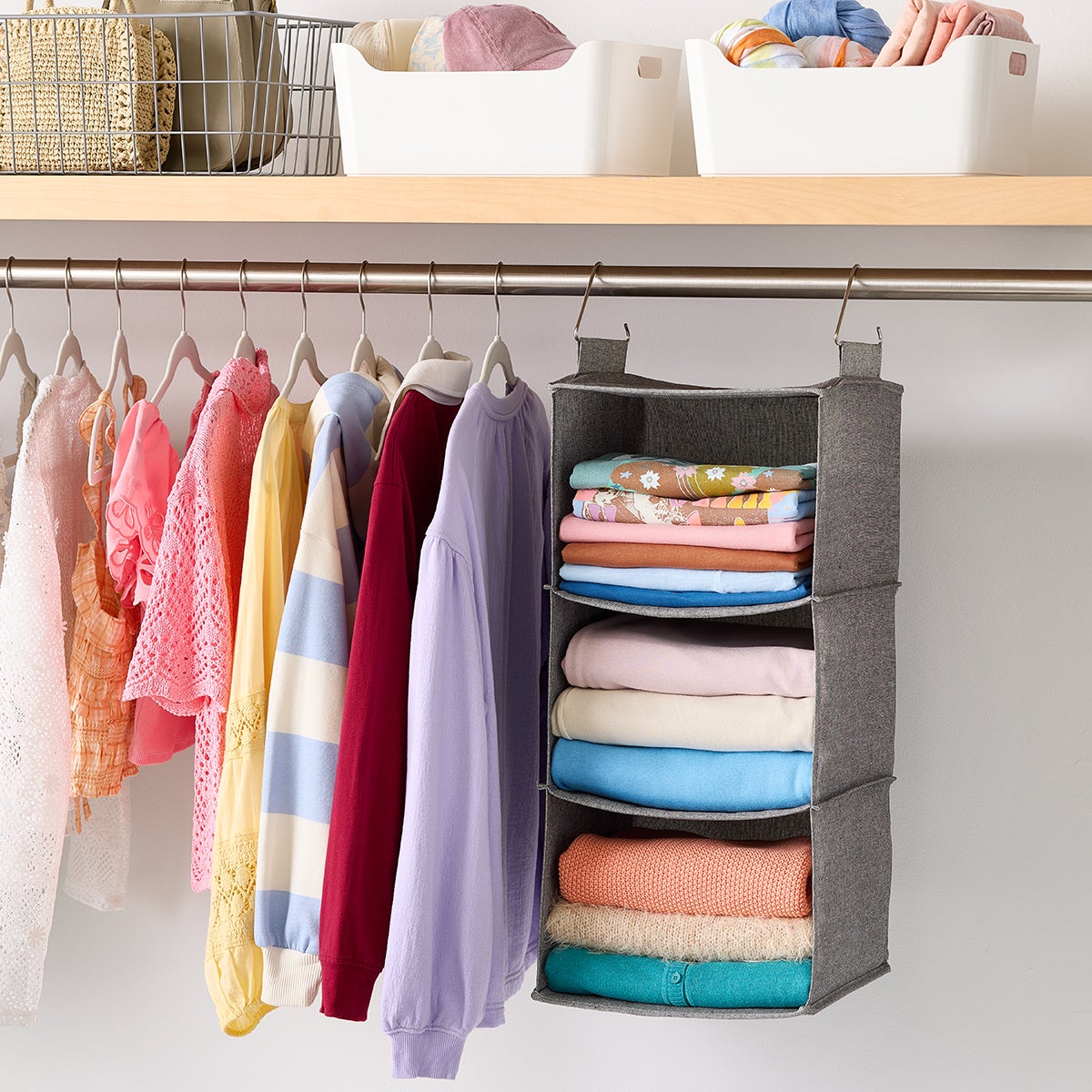 Hanging Wide Closet Organizers — alt view