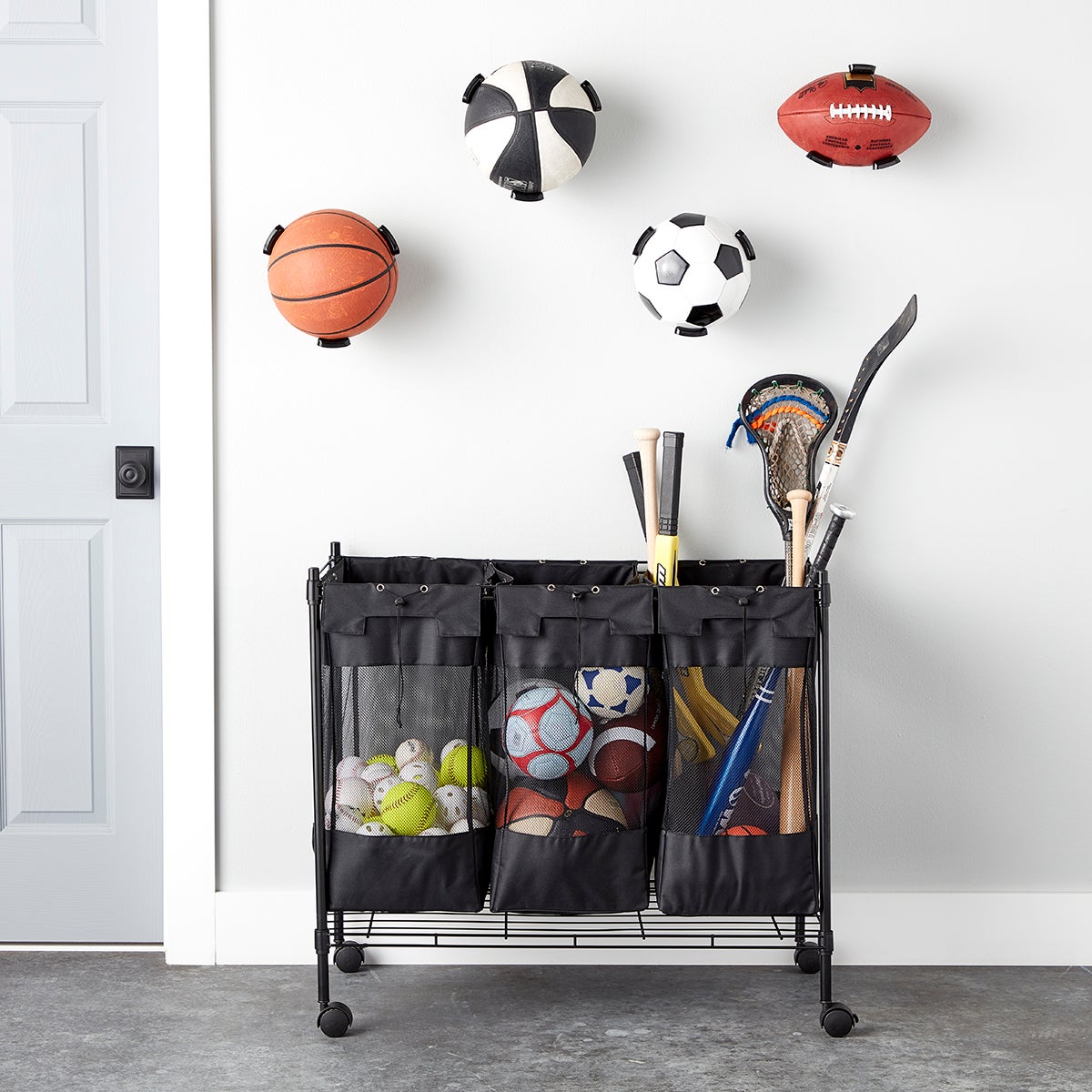 Heavy Duty Triple Storage Bin — alt view