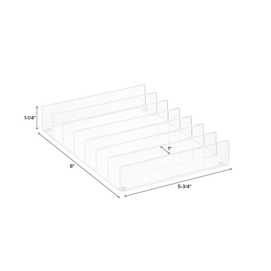 Acrylic 7 Section Divided Palette Insert — alt view