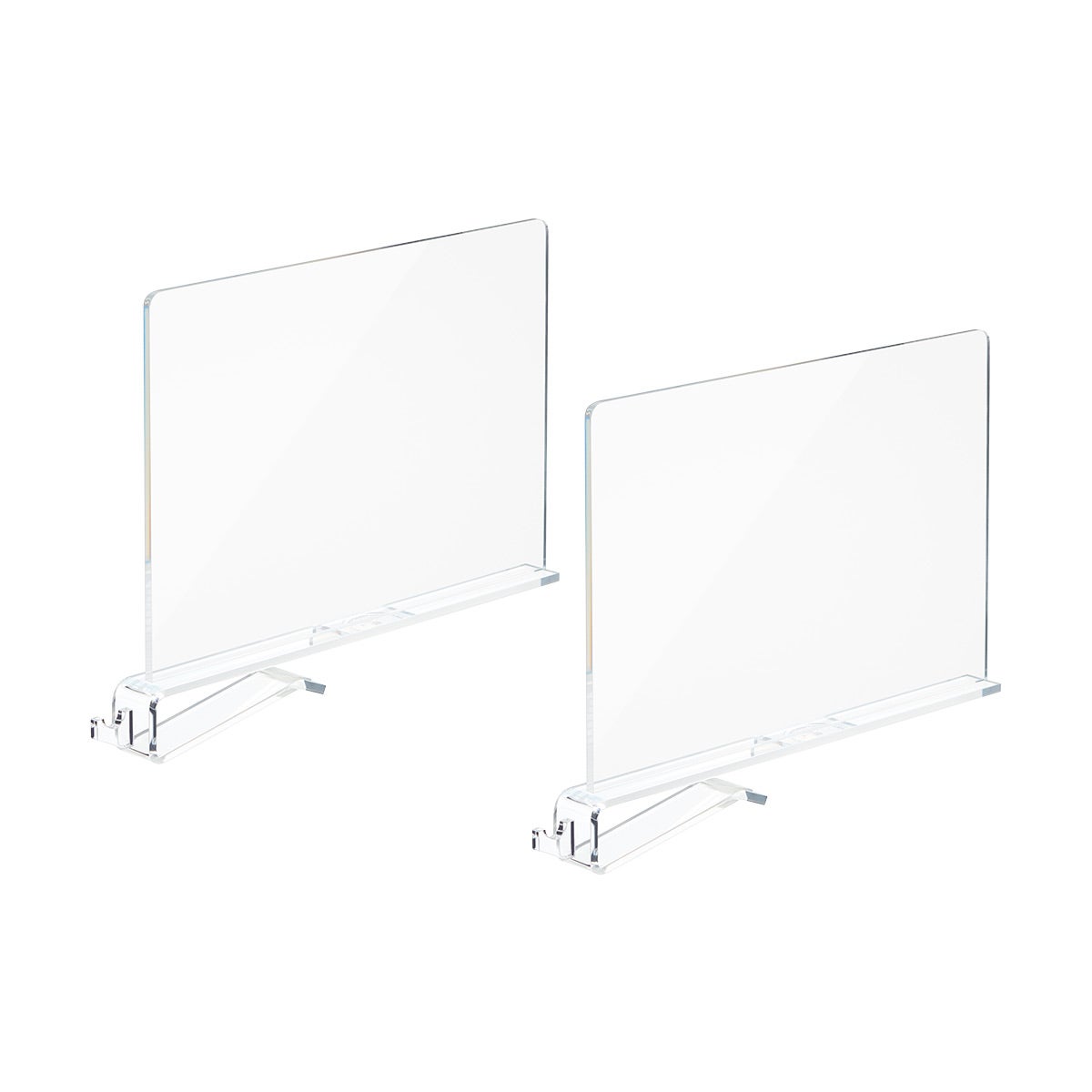 Acrylic Shelf Divider Pkg. 2