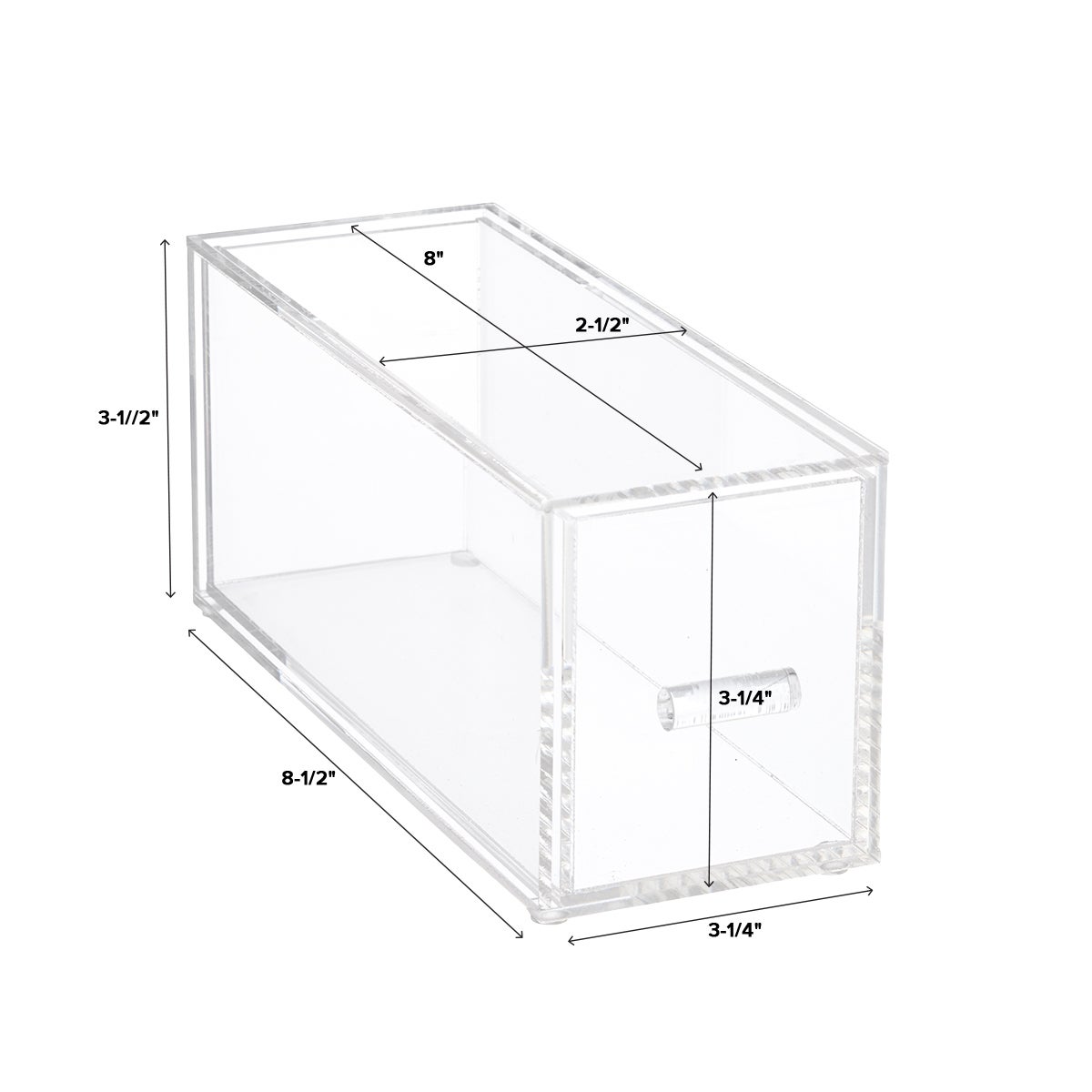Acrylic Small Nail Polish Storage Kit — alt view