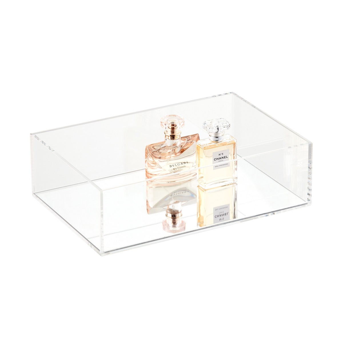 Acrylic Tray with Mirror Base
