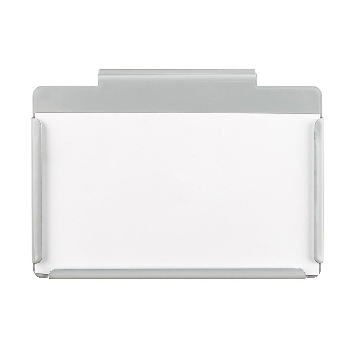 Matte Grey Bin Clip Labels Pkg. 3