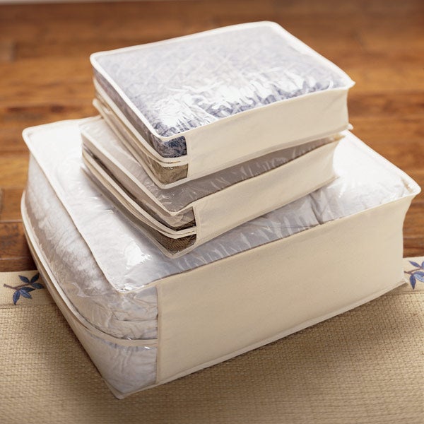 Natural Cotton PEVA Storage Bags