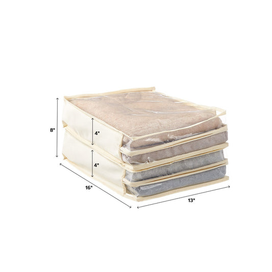 Natural Cotton PEVA Storage Bags — alt view
