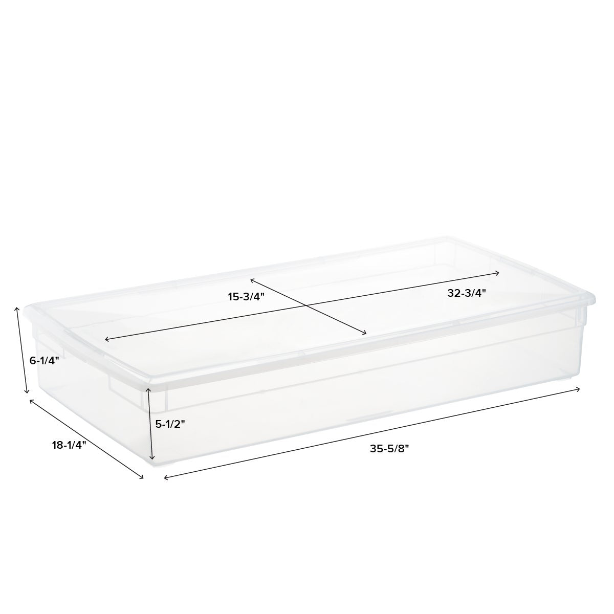 Our Long Under Bed Box — alt view