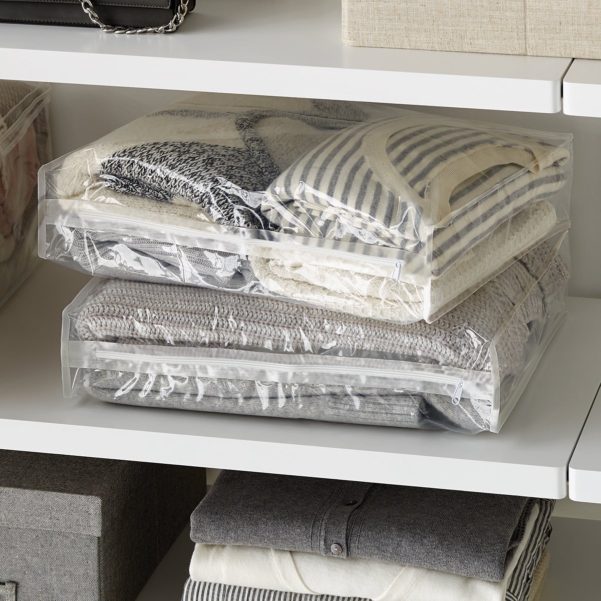 PEVA Sweater Bags Pkg. 2