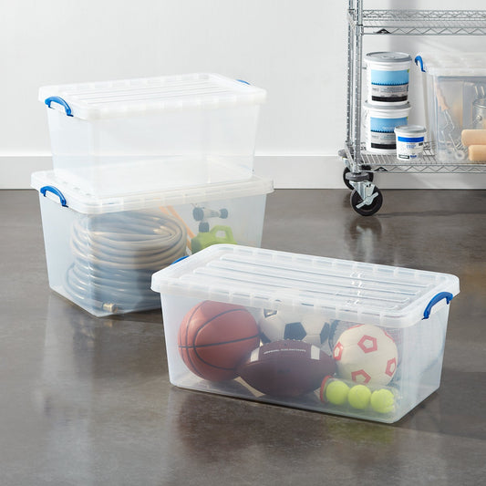 Premier Clear Stacking Totes — alt view