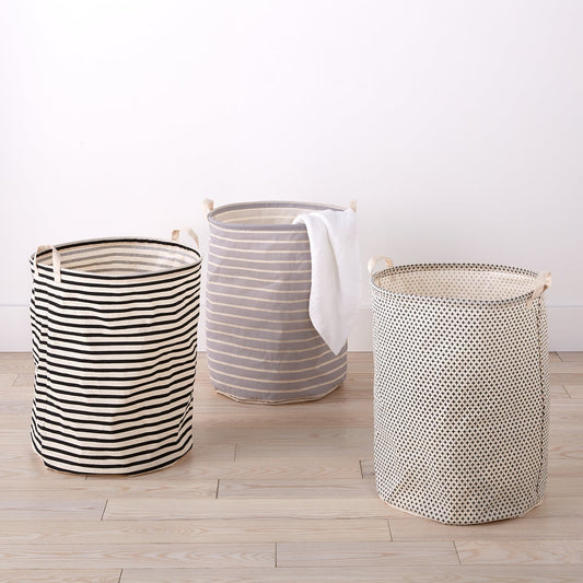 Round Collapsible Crunch Hamper