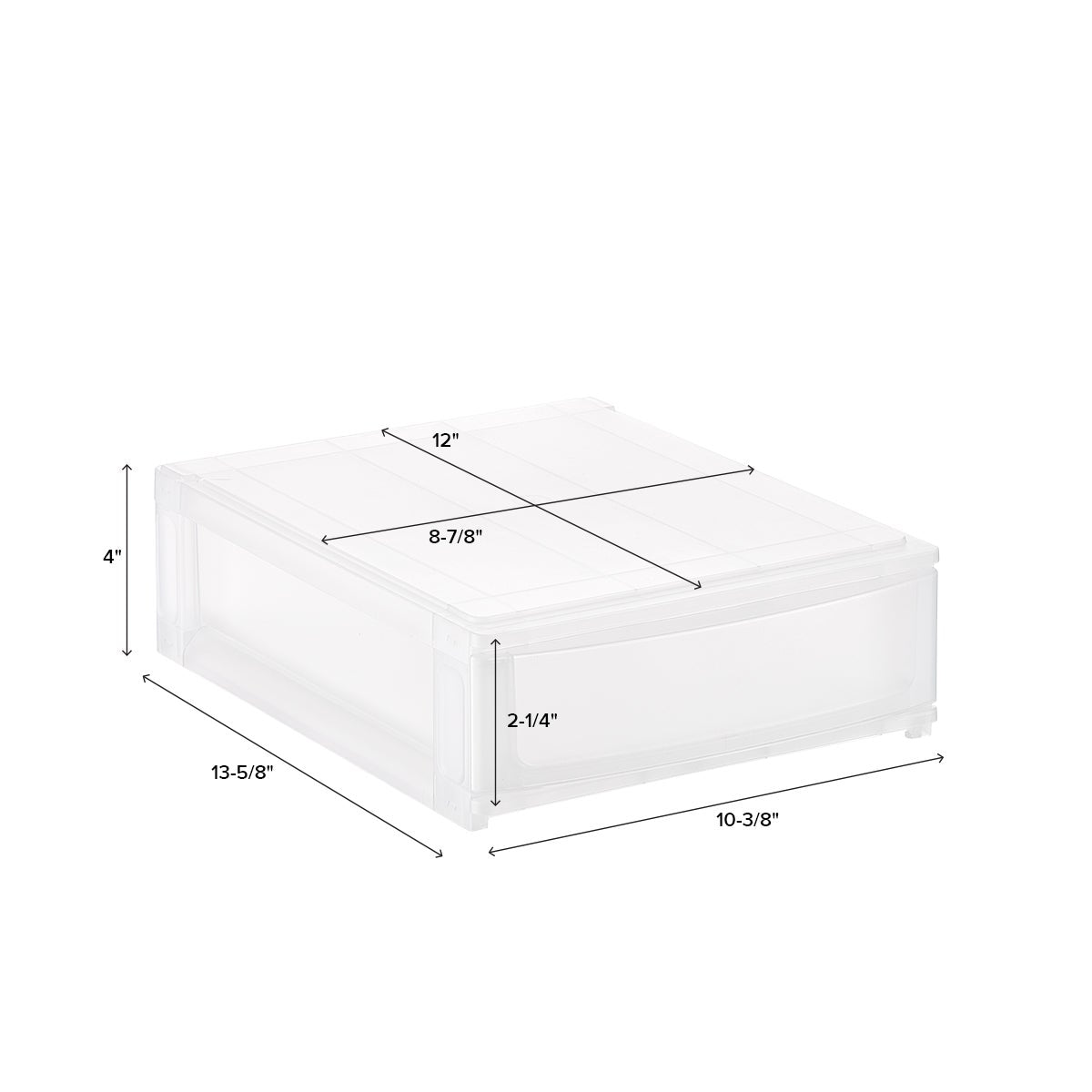 Letter Size Stacking Paper Drawer Organizer — alt view