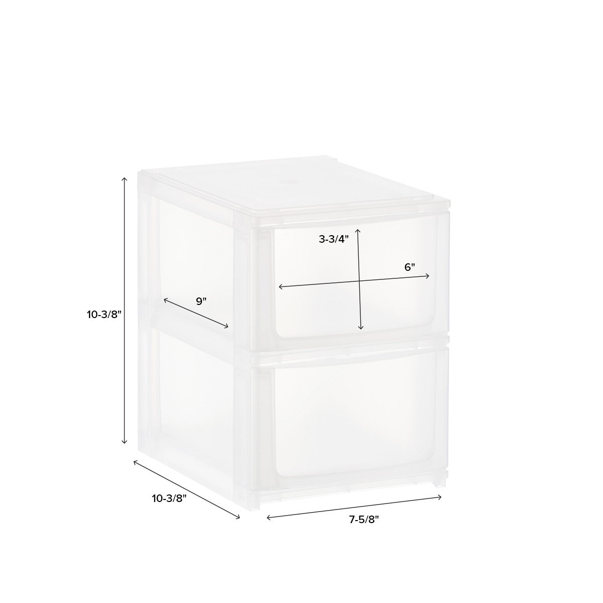 Stacking Organizers with Drawers — alt view