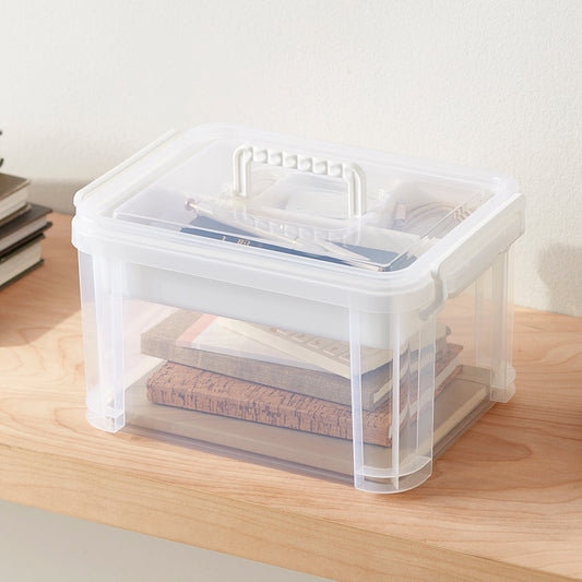Small White Craft Organizer Tote