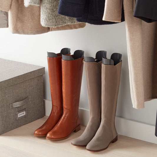 Tall Grey Boot Shapers — alt view