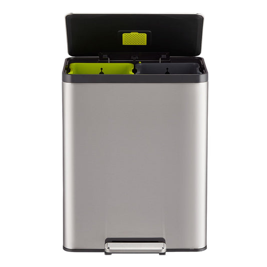 16 gal Rectangular Dual Step Trash Can — alt view