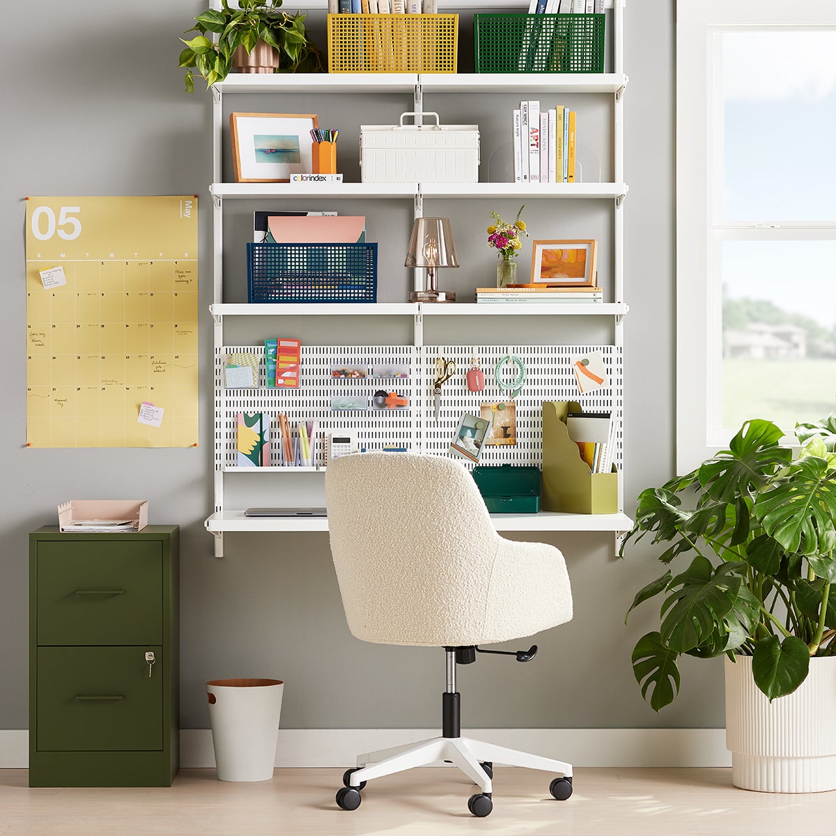 2 Drawer Locking Filing Cabinet — alt view