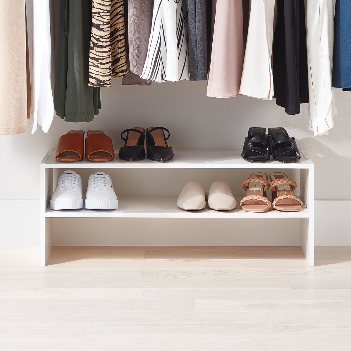2 Shelf Shoe Stacker