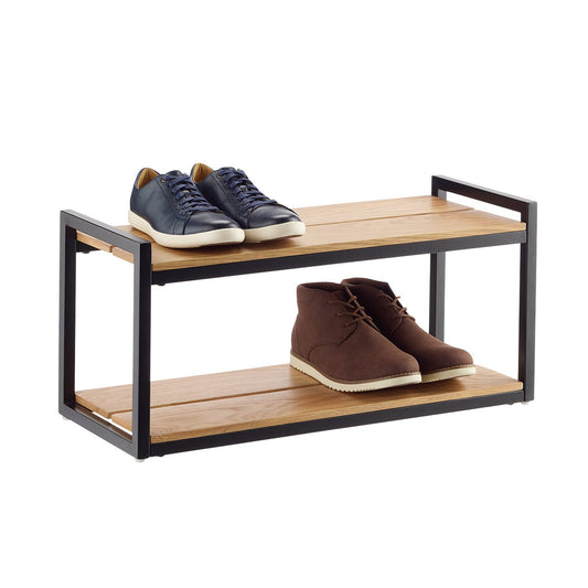 2 Tier Metal Shoe Rack