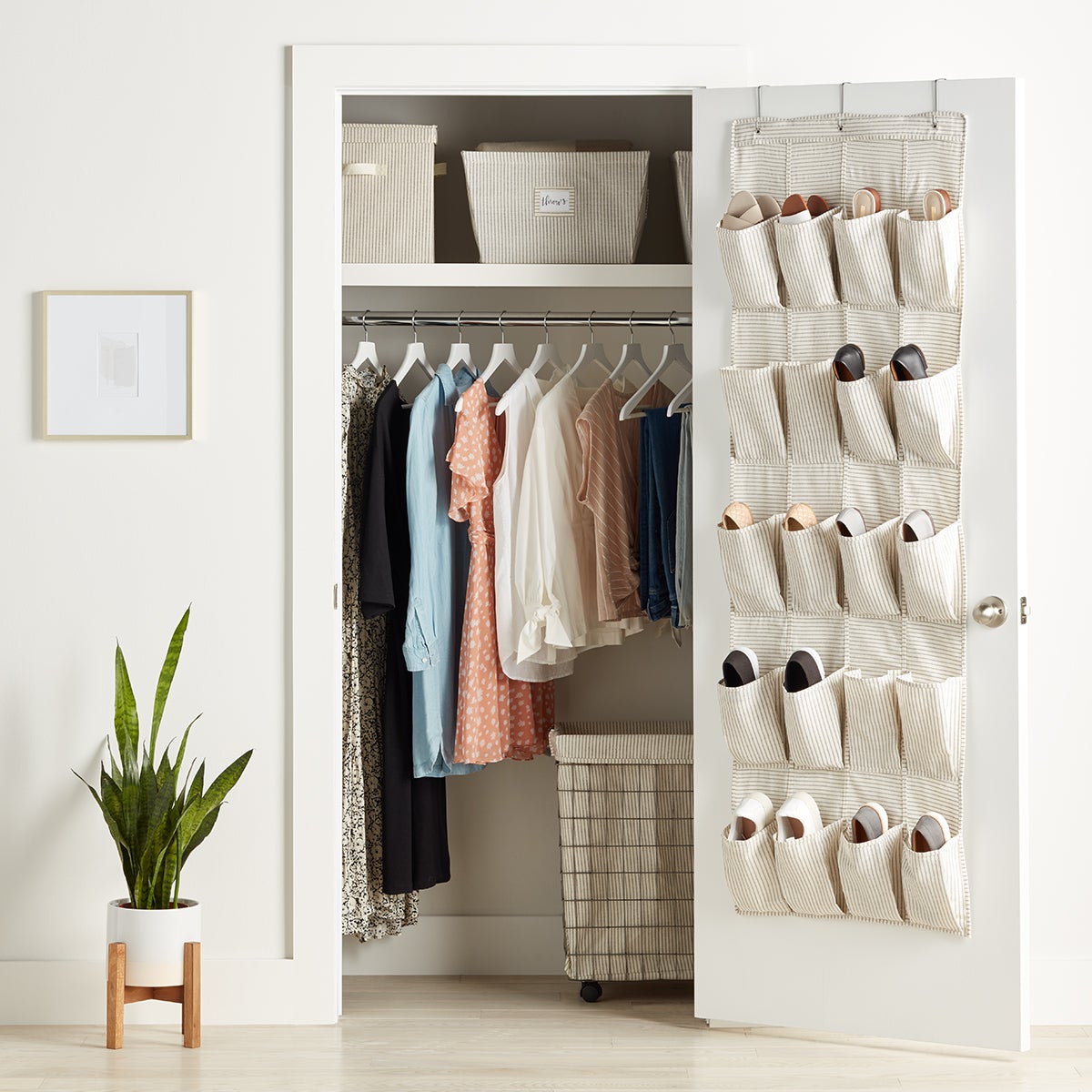 20 Pocket Over Door Shoe Organizer