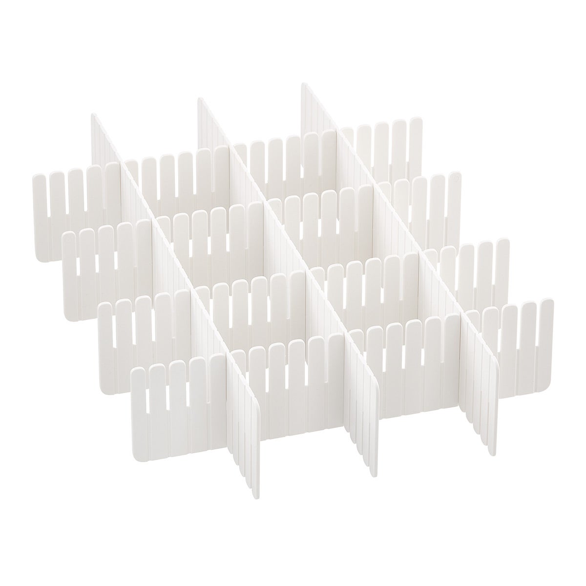 3 Tier Cart Adjustable Dividers Pkg. 7 — alt view