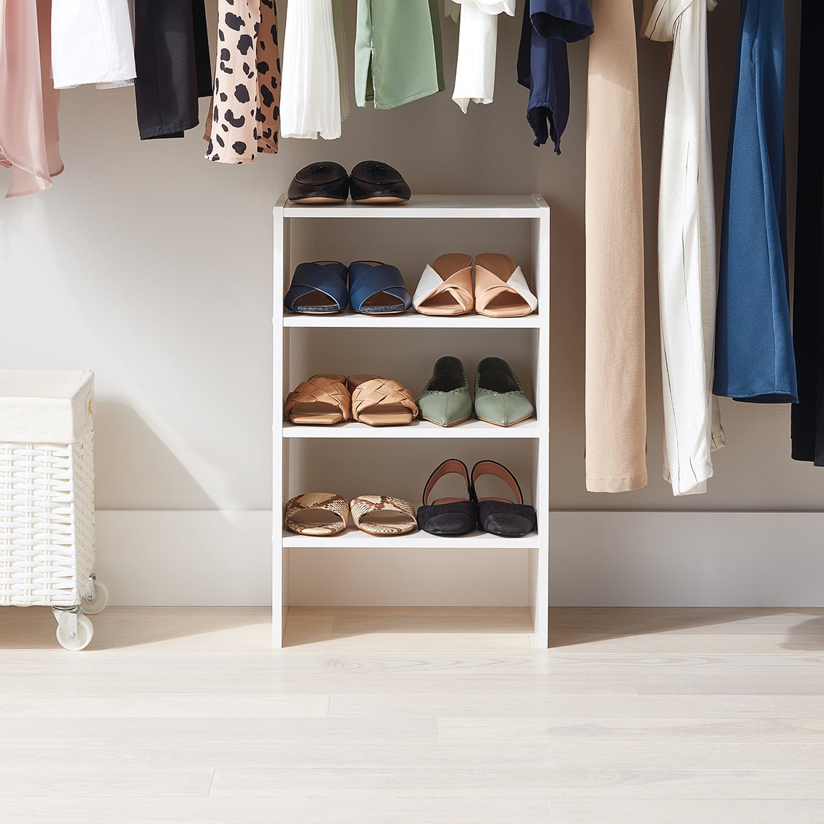 4 Shelf Shoe Stacker