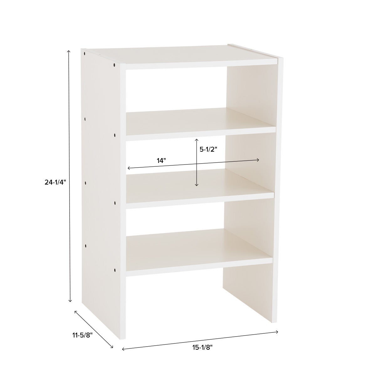 4 Shelf Shoe Stacker — alt view