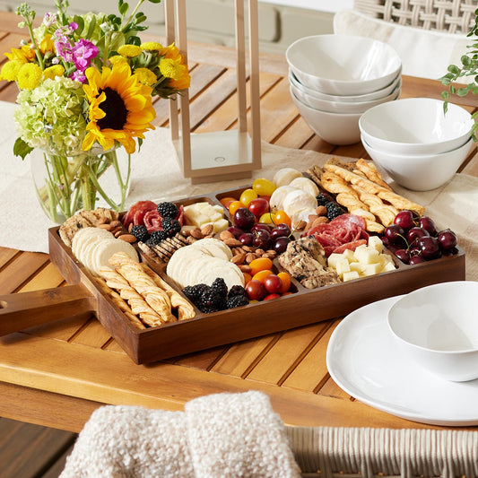7 Section Serving Board — alt view