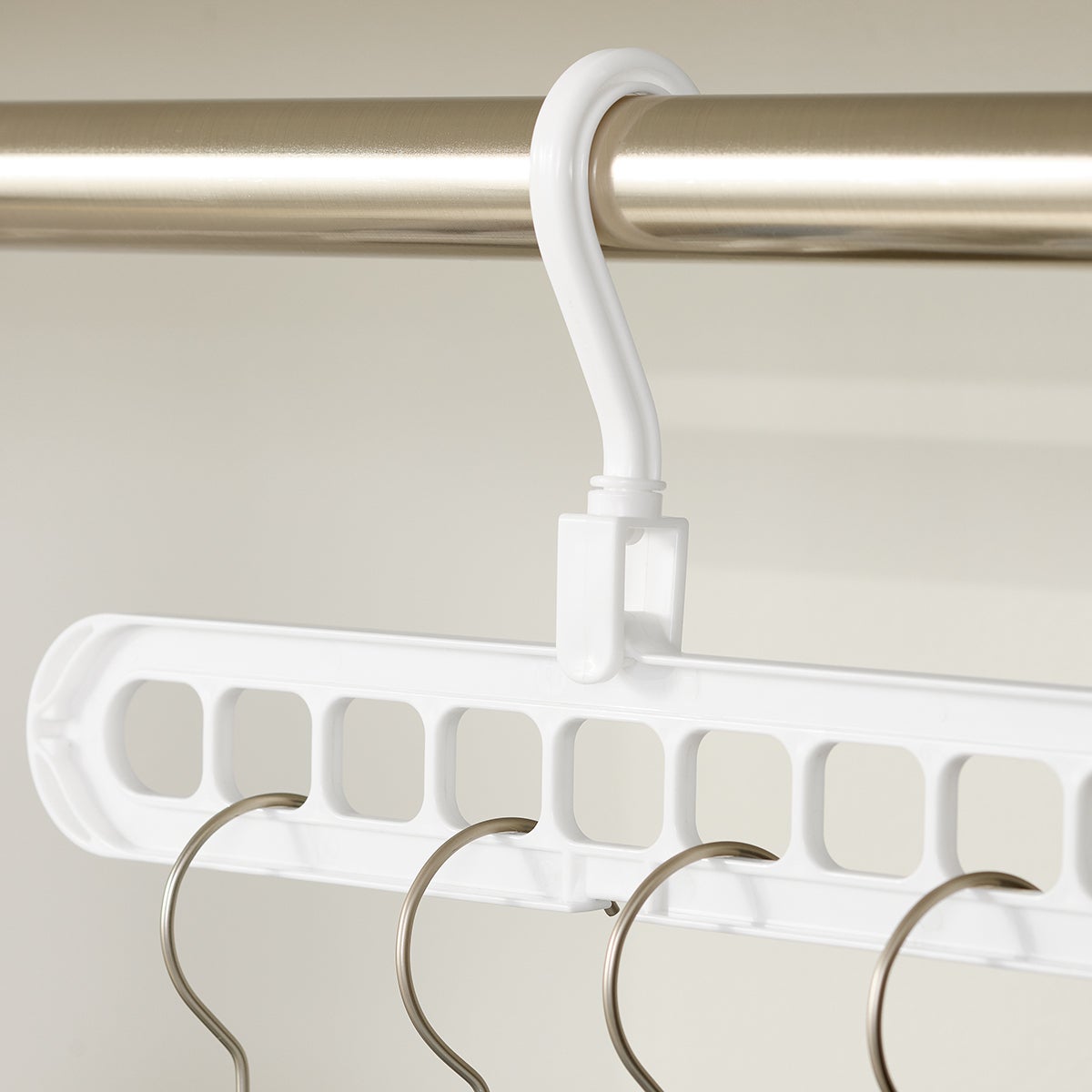 9 Slot Space Saving Hangers Pkg. 6 — alt view