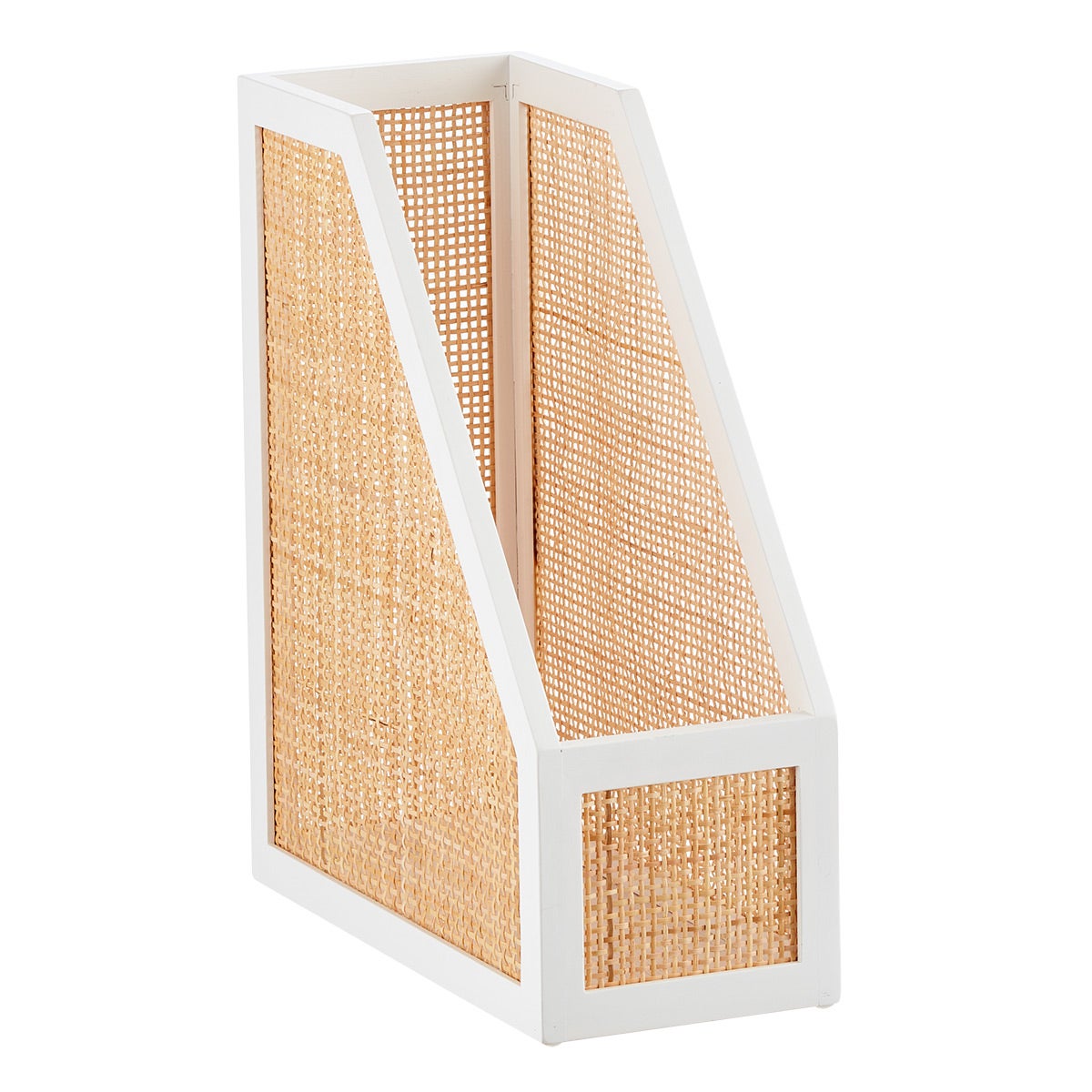 Aritsan Rattan Cane Magazine File — alt view
