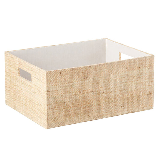 Grasscloth Bin