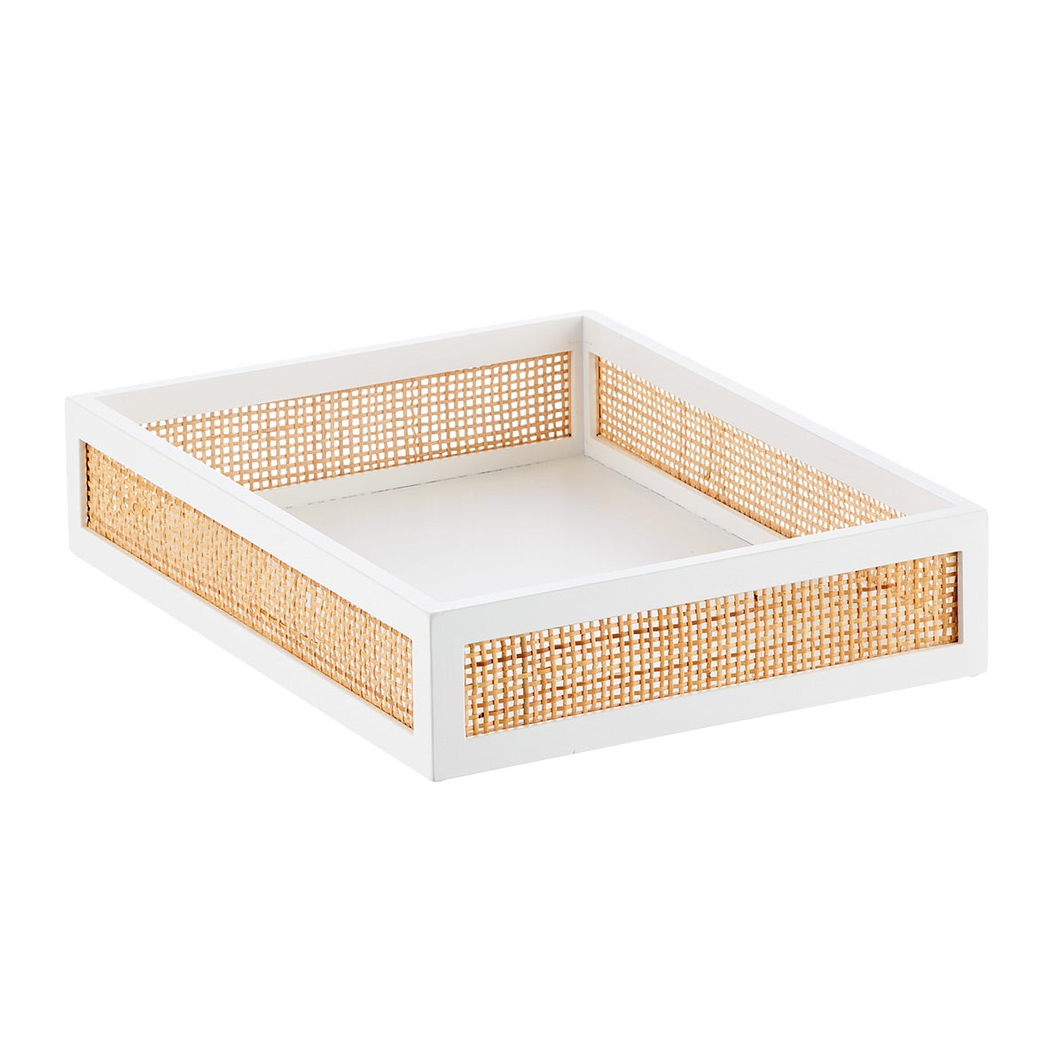 Rattan Cane Letter Tray