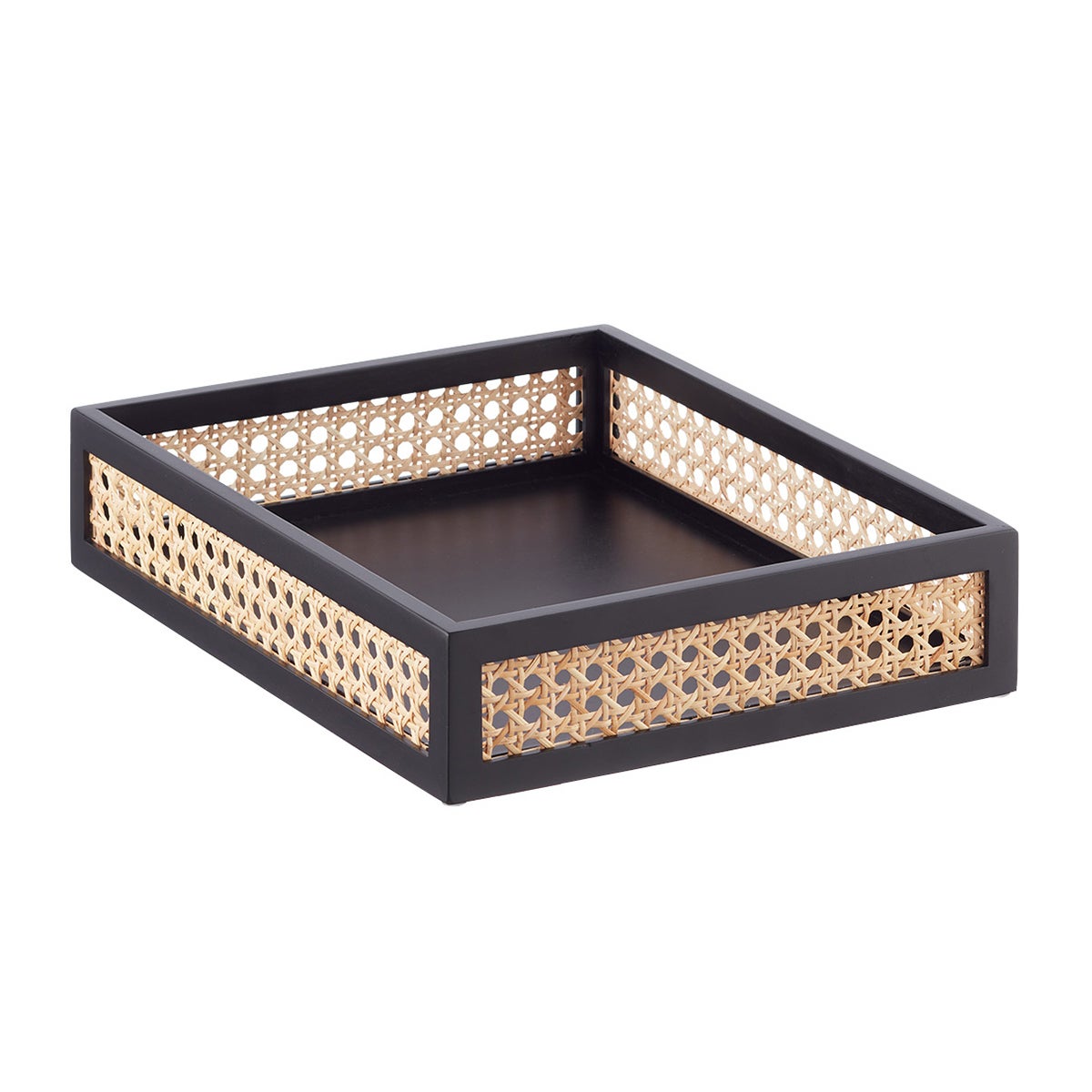 Rattan Cane Letter Tray