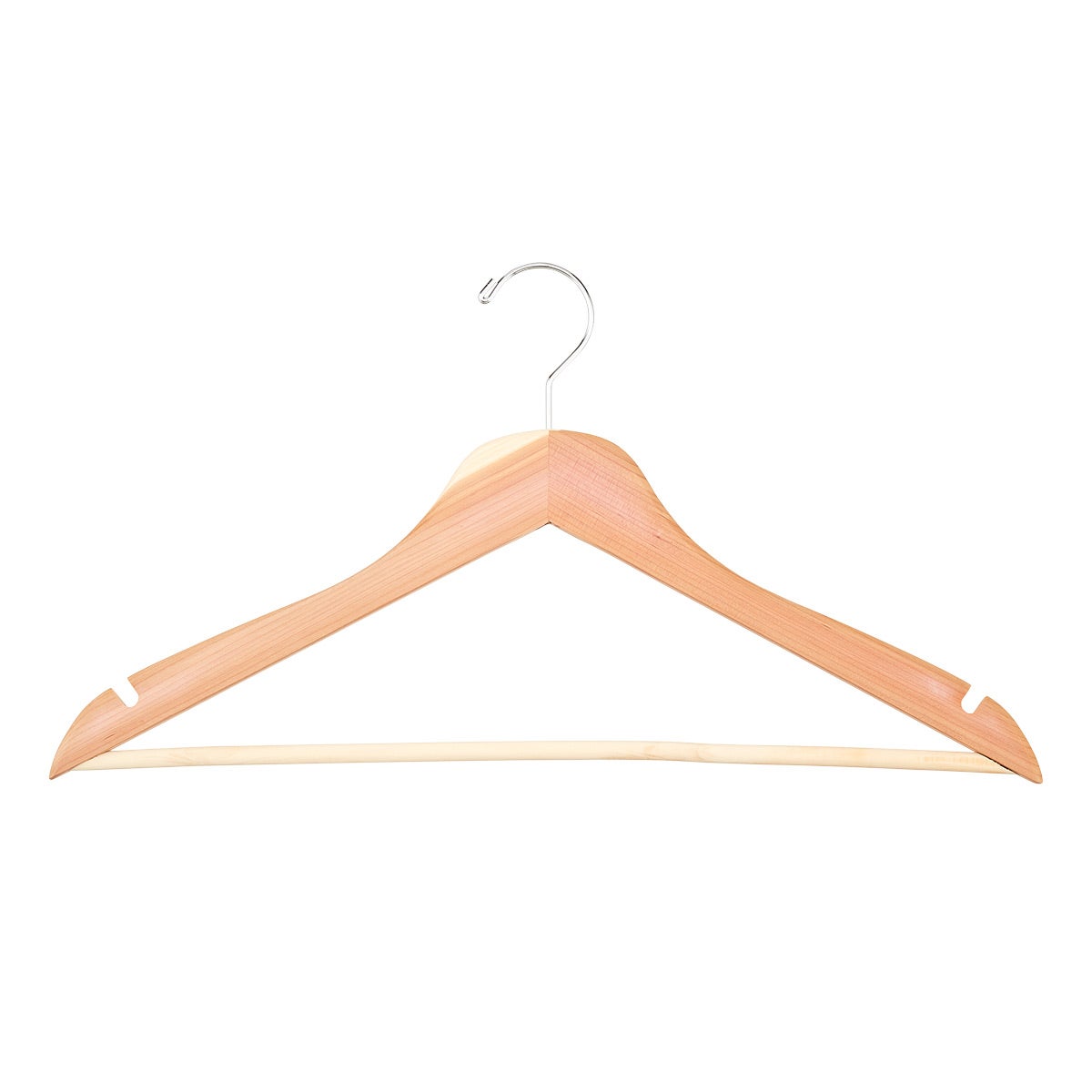Basic Cedar Shirt Hangers Pack of 4 — alt view