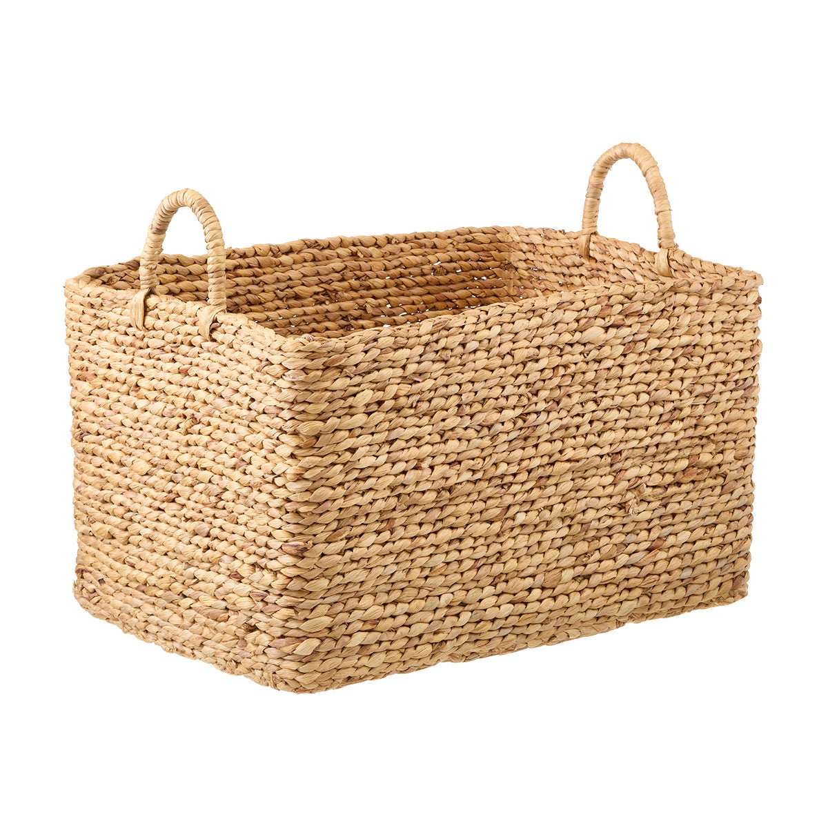 Callan Water Hyacinth Blanket Basket