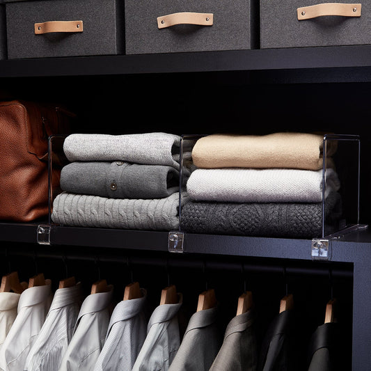 Clear Shelf Divider — alt view