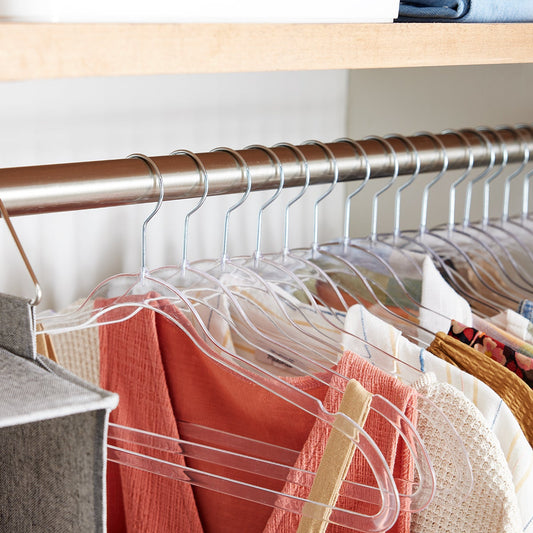 Clear Slim Hangers — alt view