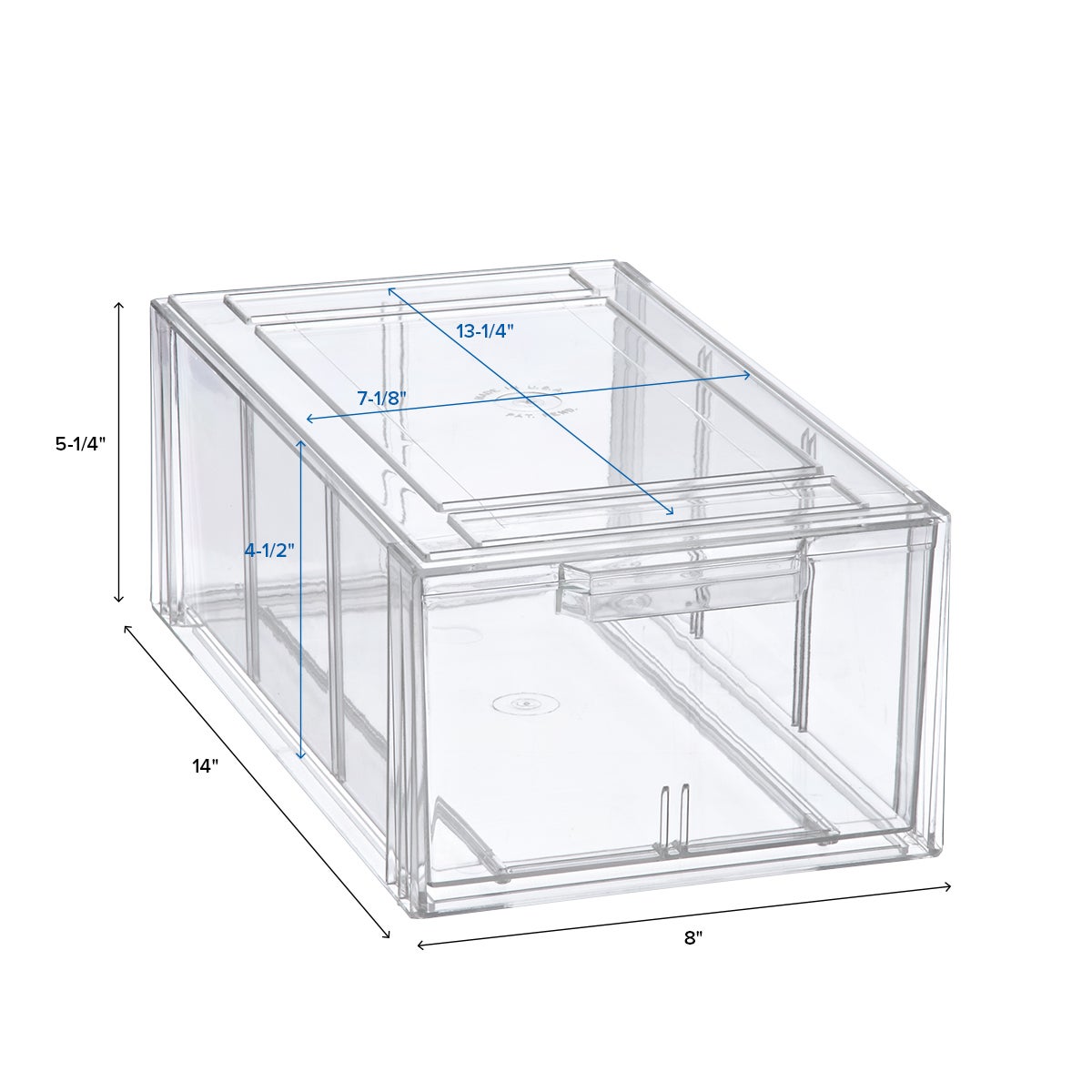 Stackable Large Shoe Drawer Organizer — alt view