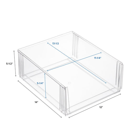 Stackable Open Bin Case Packs — alt view