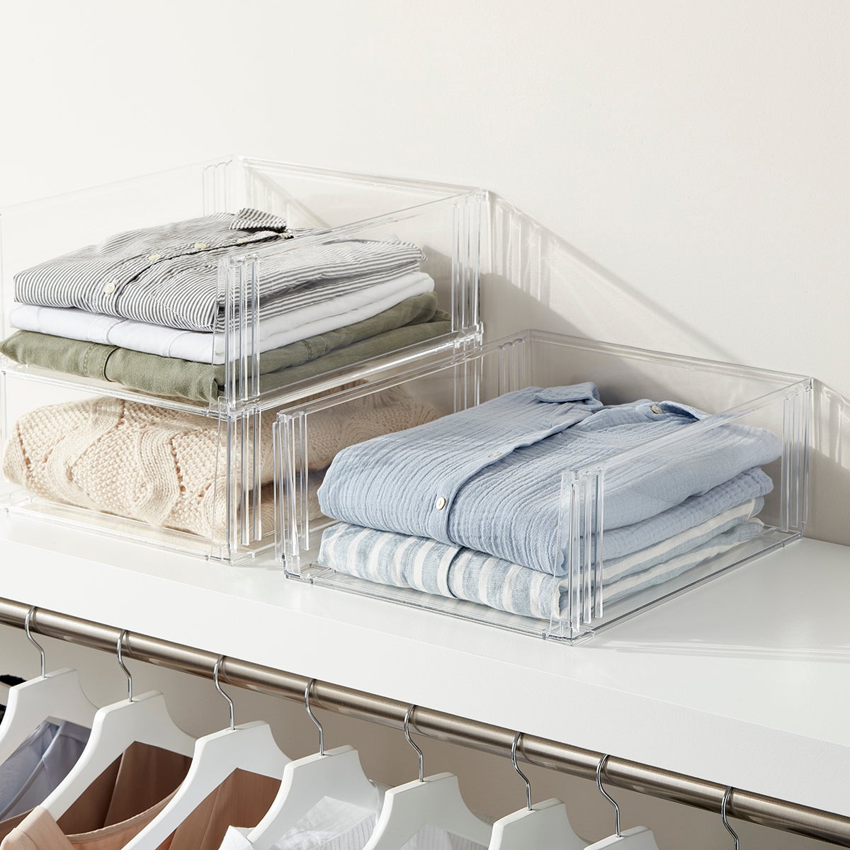 Stackable Open Bins — alt view