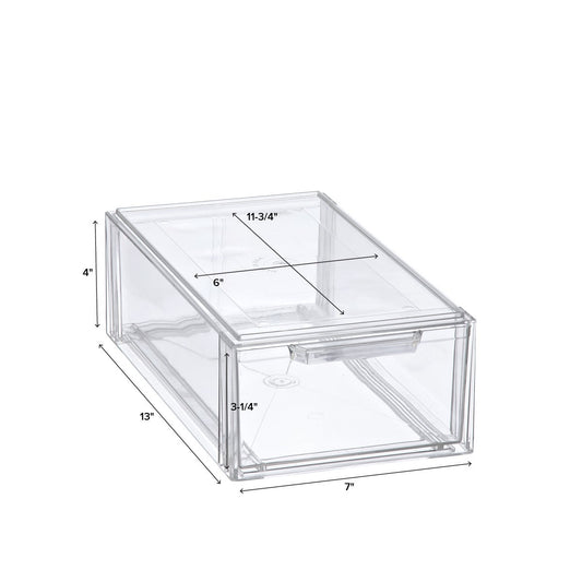 Stackable Small Shoe Drawer Case of 6 — alt view