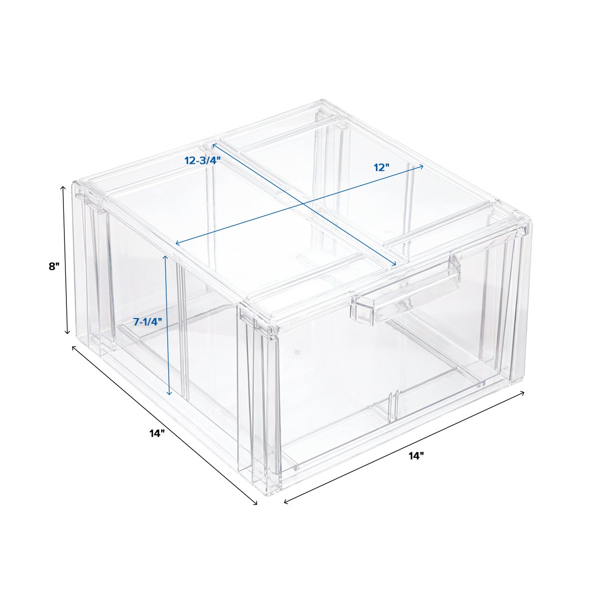 Stackable Sweater Drawer Case of 2 — alt view