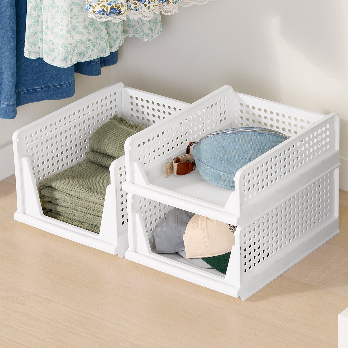Collapsible Open Front Bins — alt view