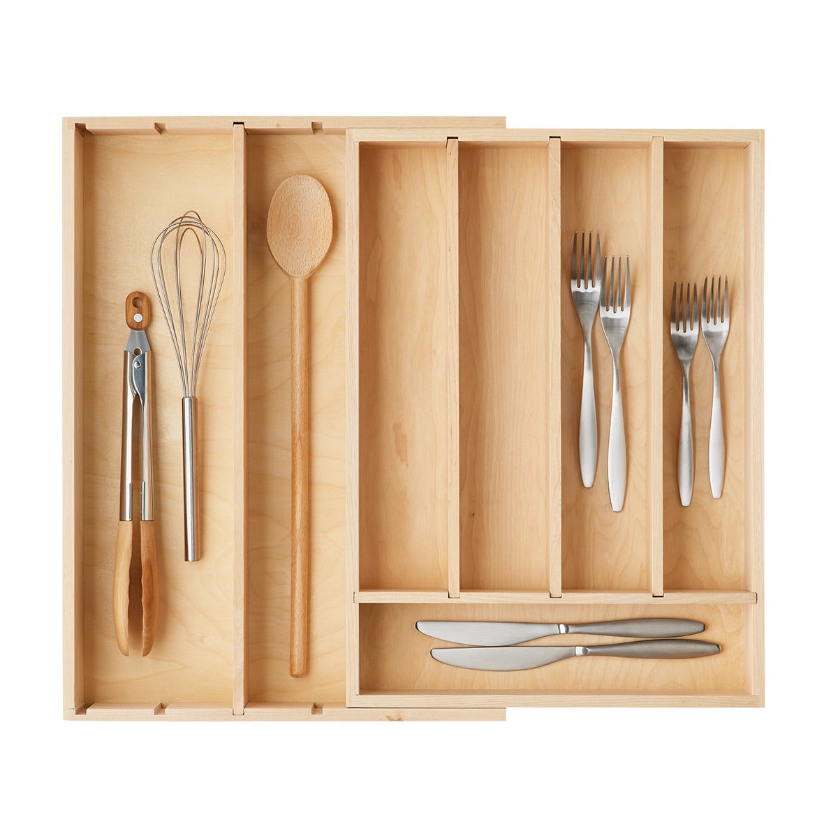Expandable Flatware Utensil Tray