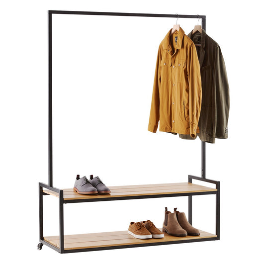 Garment Rack with Wheels — alt view