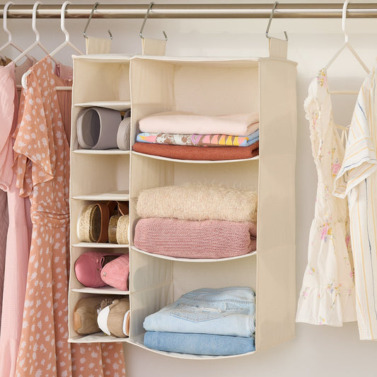 Hanging 9 Compartment Closet Organizer