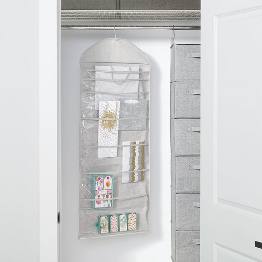 Hanging Fabric Gift Bag Organizer — alt view