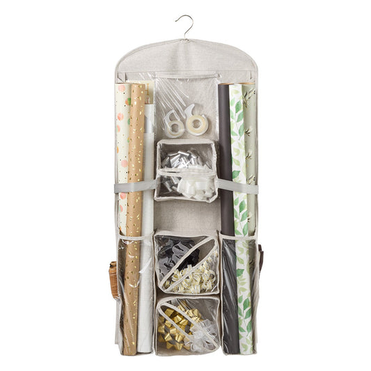 Hanging Gift Wrap Organizer — alt view