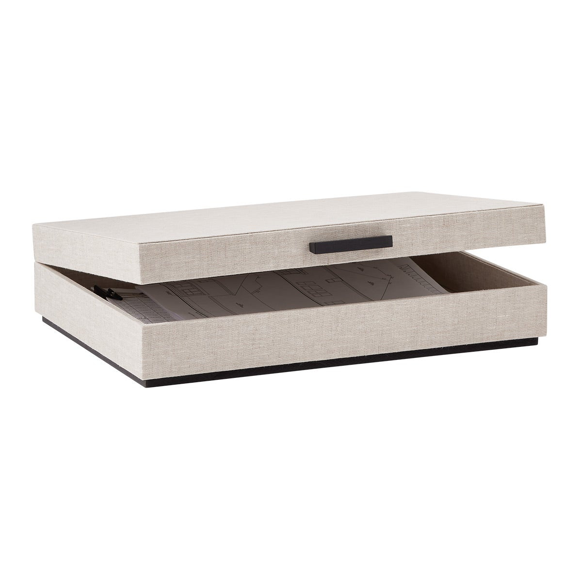 Linen Document Box