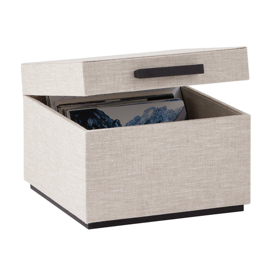Linen Photo Storage Box