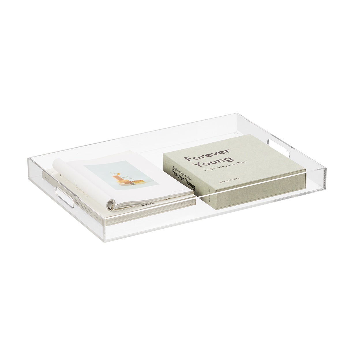 Acrylic Rectangular Tray